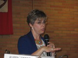 Susan Cleveland entertaining with her 