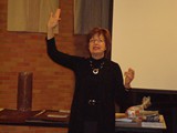 Pam Bechtel from Meals on Wheels with her overwhelming 